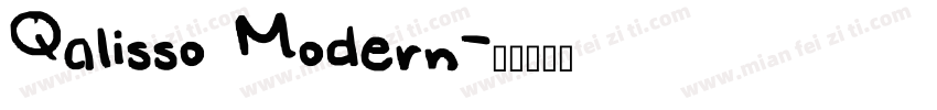 Qalisso Modern字体转换